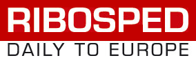 Logo der Spedition RIBOSPED in Dachau, Unterzeile "Daily to Europe"